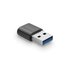 Hama USB-Adapter USB A Stekker - USB C Aansluiting USB 3.2 GEN2 10 Gbit/s Zwart_