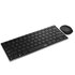 Rapoo 9000M Multimodus Draadloze Ultraslanke Desktop Combo Set QWERTY Zwart_