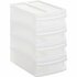 Rotho SYSTEMIX Design Ladekast met 4 Lades 19.6x14.1x23.3 cm Wit_