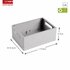 Sunware Sigma Home Vouwkrat 1.7L 17.5x12.5x7 cm Grijs_