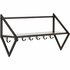 Housevitamin Wandkapstok met 7 Haken 71.5x21.7x36 cm Zwart/Metaal_