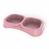 Bama Pet Dubbele Voederbak 21x11.5x3 cm Diverse Kleuren_