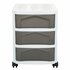 Bama Big Hobby Ladesysteem met 3 Laden 30x30x40 cm Wit/Grijs_