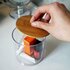 Eleganze Make-Up Organizer Transparant/Bamboe_
