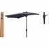 Ambiance Parasol 270 cm Zwart_