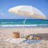 Pro Beach Parasol Aruba met Franjes 180 cm Ecru_